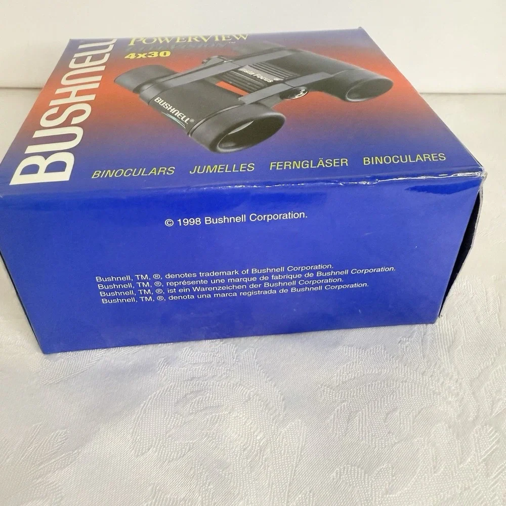 Bushnell PowerView LiteVision Insta Focus binoculars 4x30‎ New In Box